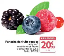 Promocash Promo - panaché de fruits rouges offre