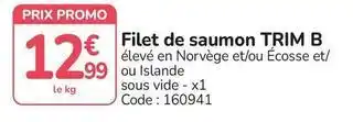 Promocash Promo - filet de saumon offre
