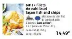 Thiriet 84411 • Filets de cabillaud façon fish and chips offre