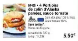 Thiriet COLONA Colin d'Alaska panées offre