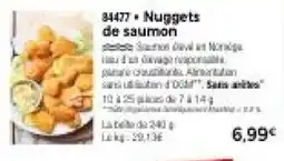 Thiriet Nuggets de saumon offre