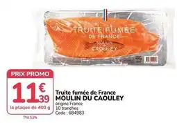 Promocash Promo - truite fumee de france offre