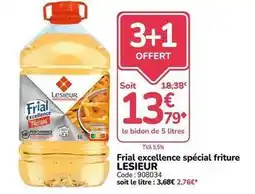 Promocash Lesieur - frial excellence spécial friture offre