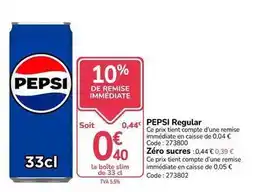 Promocash Pepsi - regular offre