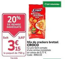 Promocash Mix - de crackers bretzel offre