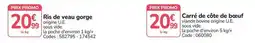 Promocash Promo - ris de veau gorge offre