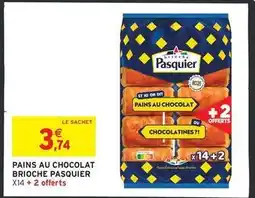 Intermarché Contact Pasquier - pains au chocolat brioche offre
