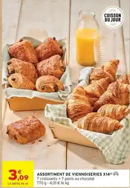Intermarché Contact Assortiment de viennoiseries x14 offre