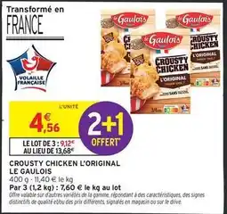 Intermarché Contact Le gaulois - crousty chicken l'original offre