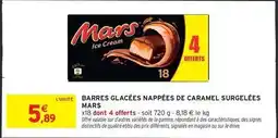Intermarché Contact Mars - barres glacées nappées de caramel surgelées offre