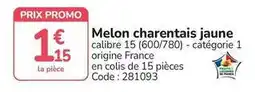 Promocash Promo - melon charentais jaune offre