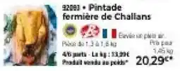 Thiriet Pintade fermière de Challans offre