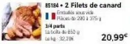 Thiriet 85184 + 2 Filets de canard offre