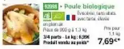Thiriet Poule biologique offre