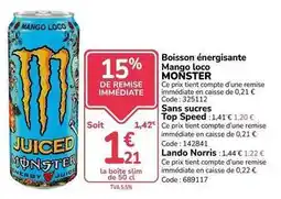 Promocash Monster - boisson énergisante offre