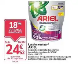 Promocash Ariel - lessive couleur offre