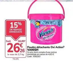 Promocash Vanish - poudre détachante oxi actiona offre