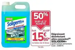 Promocash Dégraissant désinfectant ultra-concentré+ offre