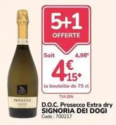 Promocash Signoria dei dogi - d.o.c. prosecco extra dry offre