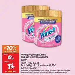 Netto Vanish - poudre oxi action détachante sans avivel couleurs éclactantes offre