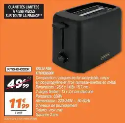 Netto Kitchencook - grille pain offre