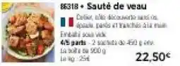 Thiriet Sauté de veau offre