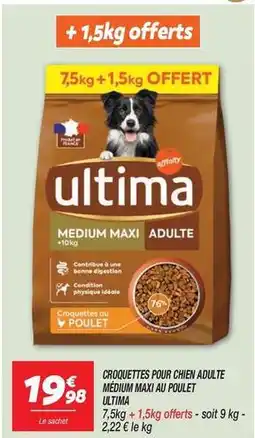 Netto Ultima - croquettes pour chien adulte medium maxi au poulet offre