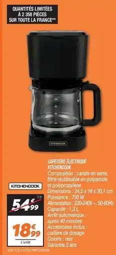 Netto Kitchencook - cafetière électrique offre
