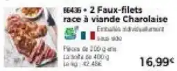 Thiriet Faux-filets race à viande Charolaise offre