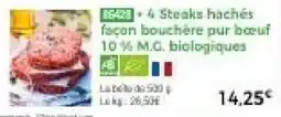 Thiriet Steaks-hachés façon bouchère pur bœuf offre