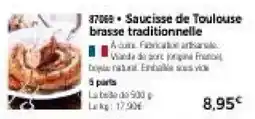 Thiriet Saucisse de Toulouse offre