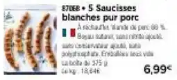 Thiriet 87068 • 5 Saucisses blanches pur porc offre