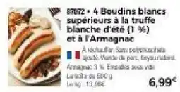 Thiriet Boudins blancs supérieurs offre