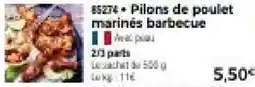 Thiriet Pilons de poulet marinés barbecue offre