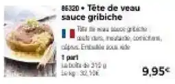 Thiriet Tête de veau sauce gribiche offre