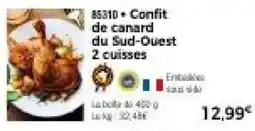 Thiriet Confit de canard du Sud-Ouest offre