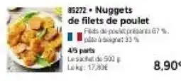 Thiriet Nuggets de filets de poulet offre
