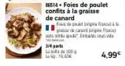 Thiriet Foisies de poulet confits à la graisse de canard offre