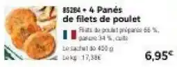 Thiriet 85284 + 4 Panés de filets de poulet offre