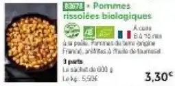 Thiriet Pommes rissolées biologiques offre