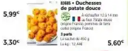 Thiriet Duchesses de patate douce offre