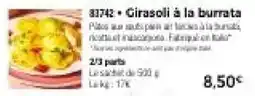 Thiriet Girasoli à la burrata offre