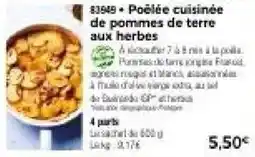 Thiriet Poêlée cuisinée de pommes de terre aux herbes offre