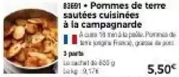 Thiriet Pommes de terre sautées cuisinées à la campagnarde offre