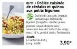 Thiriet Poêlée cuisinée de céréales et quinoa aux petits légumes offre
