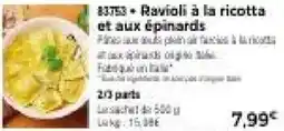 Thiriet 83753 • Ravioli à la ricotta et aux épinards offre