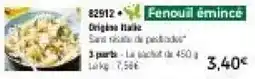 Thiriet Fenouil émincé offre
