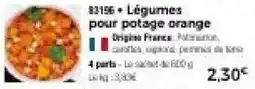 Thiriet Légumes pour potage orange offre