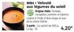 Thiriet Velouté aux légumes du soleil offre