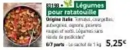 Thiriet Légumes pour ratatouille offre